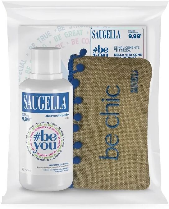 Saugella PROMO Dermoliquido 500 ml + Pochet Be Chic in Omaggio