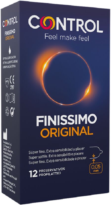 Control Finissimo Original Profilattici 12 Pezzi