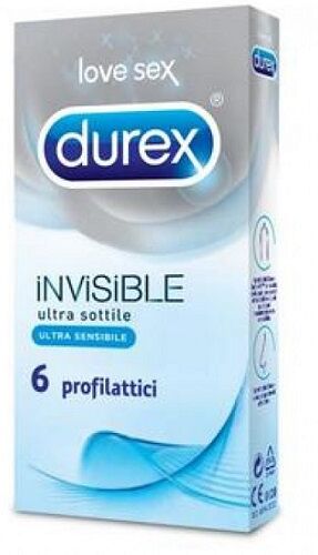 Durex invisible 6 pezzi