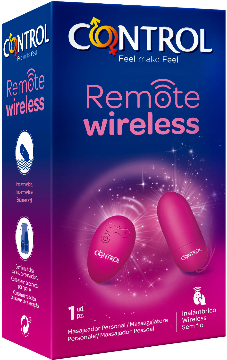 CONTROL Profilattico remote wireless 1 pezzo