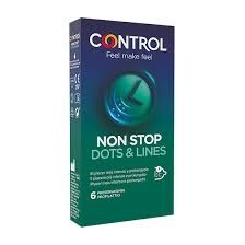 Control Linea Contraccezione Protezione Non Stop Dots & Lines 6pz