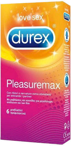 DUREX Pleasuremax 6 Profilattici