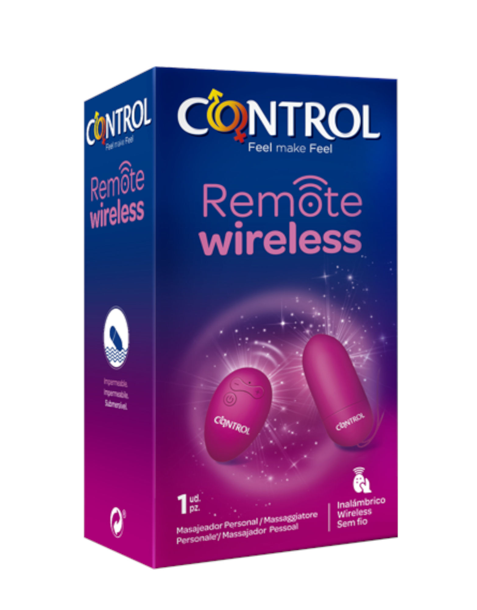 CONTROL Massaggiatore Remote Wireless 1 Massaggiatore