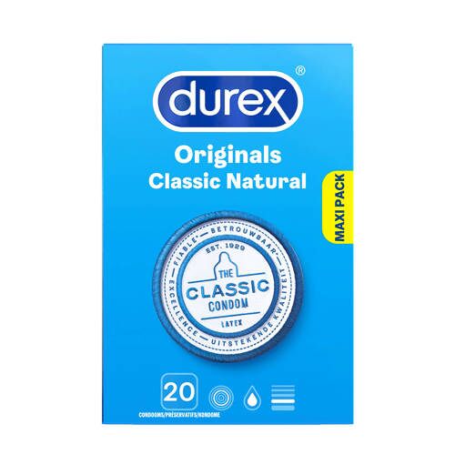 Durex Classic Natural condooms - 20 stuks 000