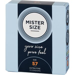 Mister Size PureFeel Kondomer 3 stk - Klar - XL