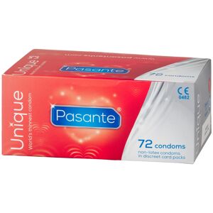 Pasante Unique Lateksfrie Kondomer 72 stk - Klar
