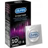 Durex Intense prążkowane prezerwatywy z wypustkami i żelem stymulującym 10 szt.