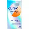 Durex Invisible XL Grande Fit x10