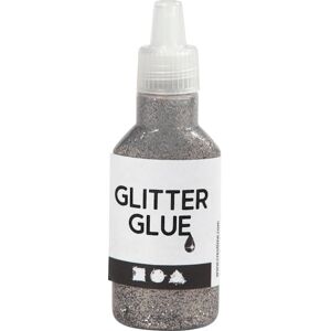 Glitterlim 25ml silver