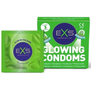 EXS Glowing Kondomer 3-pack