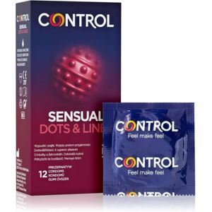 Control Sensual Dots & Lines condoms 12 pc