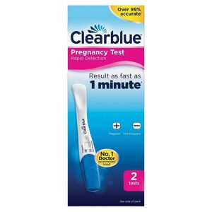 2pk Clearblue Rapid Detection Pregnancy Test   Pregnancy Test Twin Pack