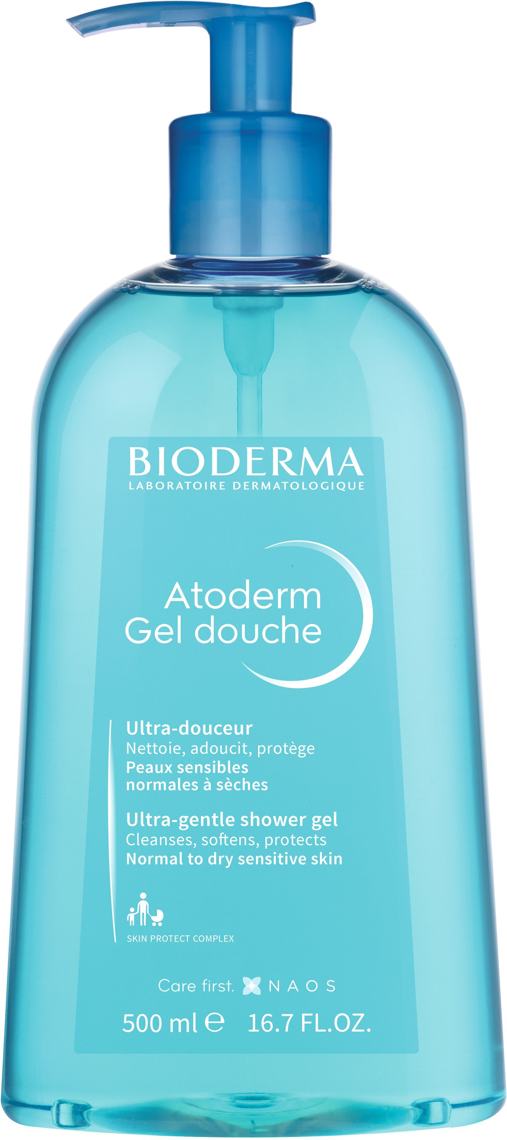 Bioderma Atoderm Gel douche Mildes, seifenfreies Duschgel 500 ml Duschgel