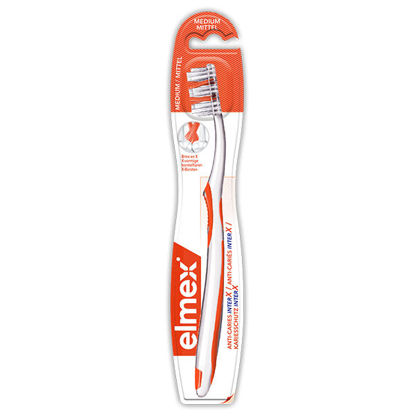 Elmex Brosse à Dents Protection Caries Tête Standard Medium