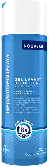 BepanthenDerma® Gel Lavant Doux Corps 200ml