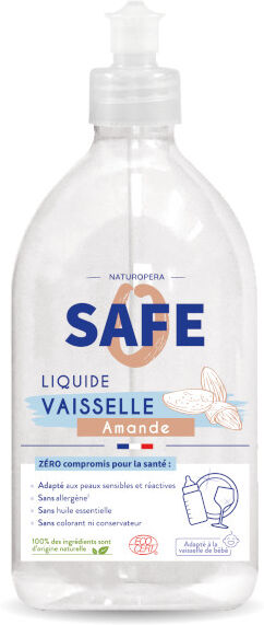 Safe Liquide Vaisselle Amande Bio 500ml