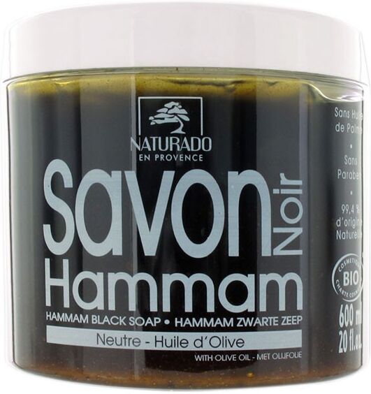 Naturado en Provence Naturado Savon Noir Hammam Bio 600g