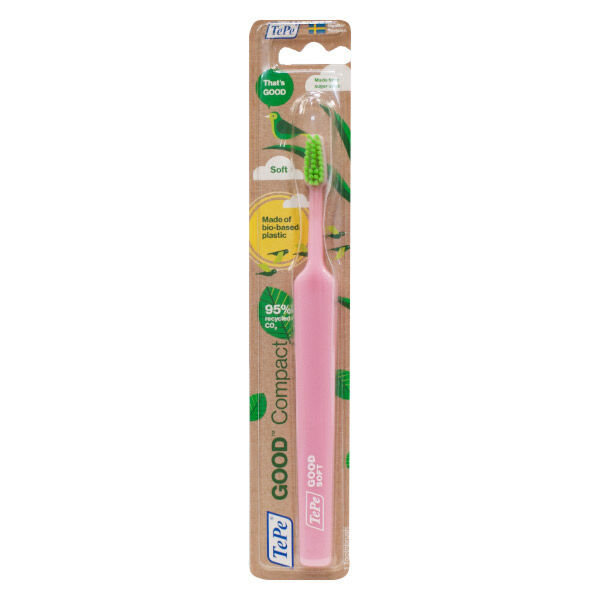 TePe GOOD Brosse à Dents Compact Souple Rose