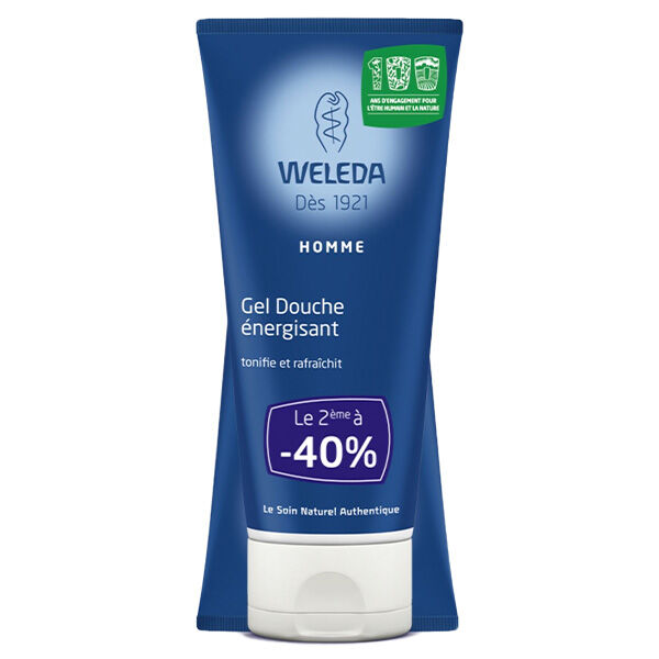 Weleda Homme Gel Douche Energisant Lot de 2 x 200ml