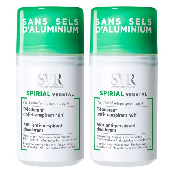 SVR Spirial Végétal Anti-Transpirant Lot de 2 x 50ml