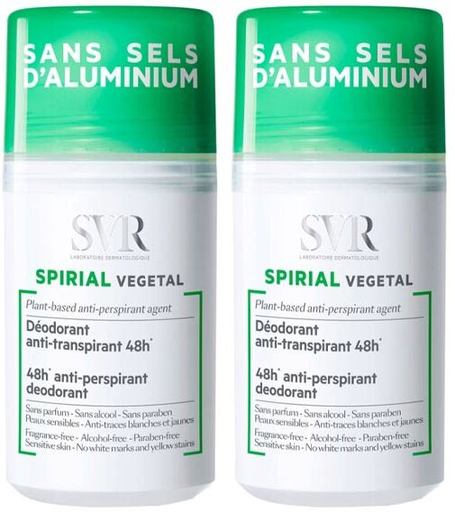 SVR Spirial Végétal Anti-Transpirant Lot de 2 x 50ml