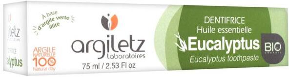 Argiletz Dentifrice Eucalyptus Bio 75ml