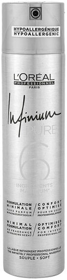 L'Oréal Professionnel Infinium Pure Laque Fixation Souple 300ml