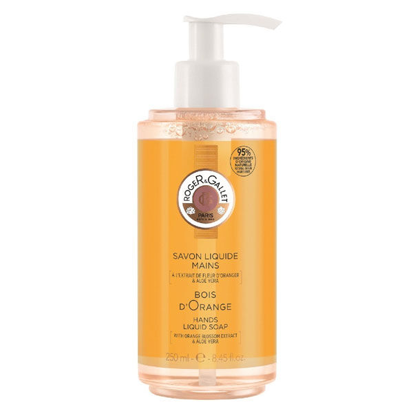 Roger & Gallet Savon Liquide Mains Parfumé Bois d'Orange 250ml