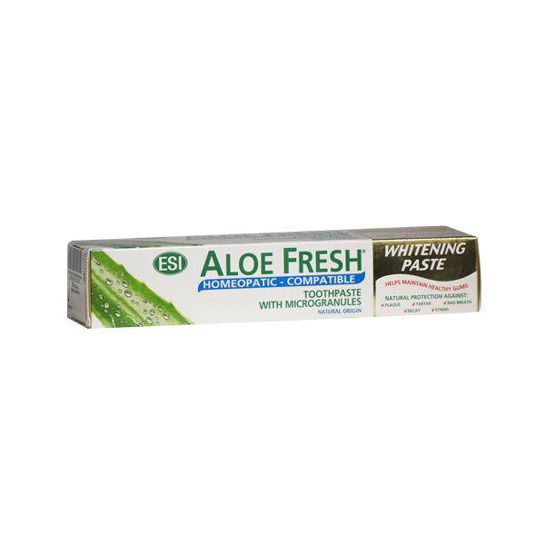 ESI Dentifrice Aloe Fresh Bancheur Compatible avec l'Homéopathie 100ml