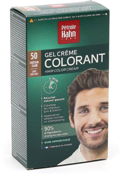 Petrole Hahn Crème Colorante Douce Sans Ammoniaque n°50 Châtain Clair