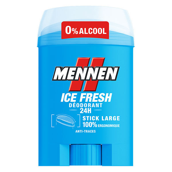 Mennen Ice Fresh Déodorant Anti-Traces 24h Stick Large 50ml