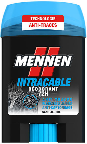 Mennen Intracable Déodorant Anti-Traces Anti-Cartonnage 72h Stick Large 50ml