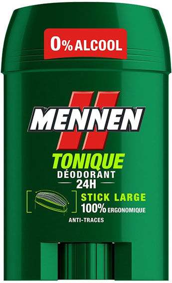 Mennen Tonique Déodorant Anti-Traces 24h Stick Large 50ml