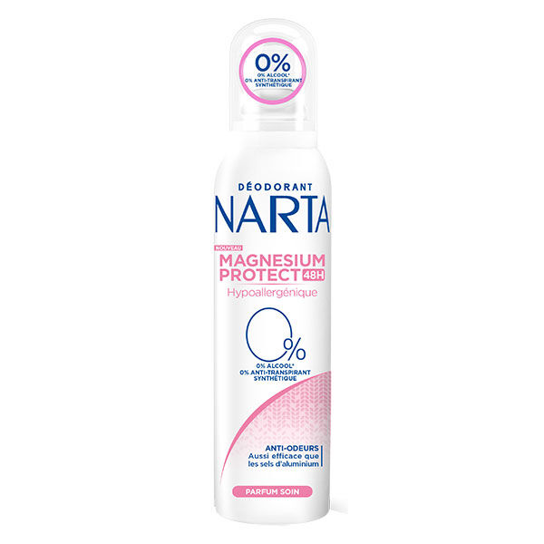 Narta Magnesium Protect Déodorant Spray Femme Hypoallergénique 48h 150ml