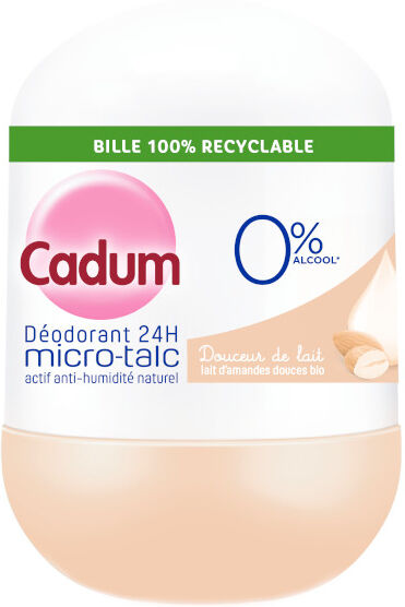 Cadum Déodorant Micro-Talc Roll-on Douceur de Lait 50ml