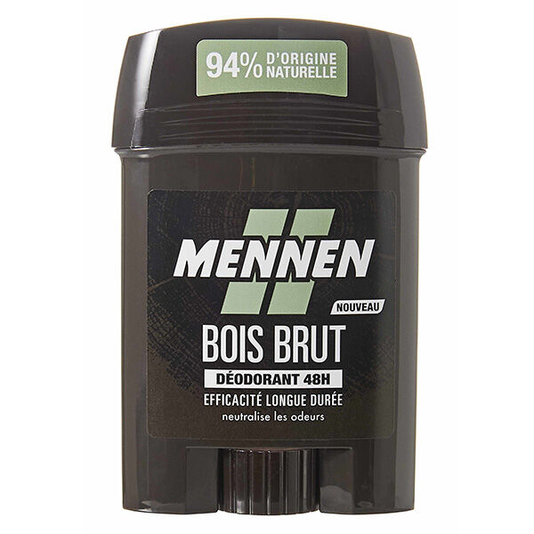 Mennen Natural Force Bois Brut Déodorant 48h Stick 50ml