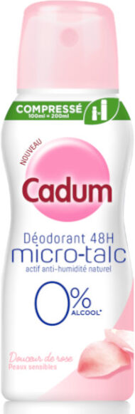 Cadum Déodorant Micro-Talc Compressé Douceur Rose 100ml