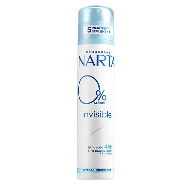 Narta Invisible 0% Déodorant Spray 48h 200ml
