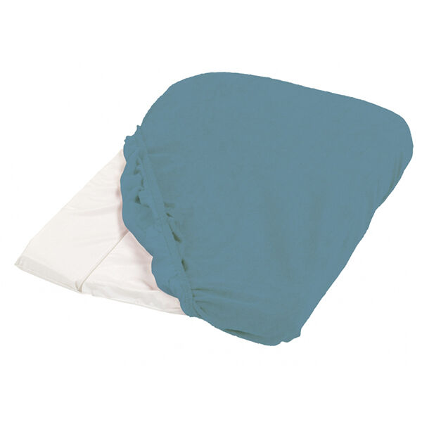 Candide Housse de Matelas à Langer Eponge 50 x 75 cm Bleu Canard