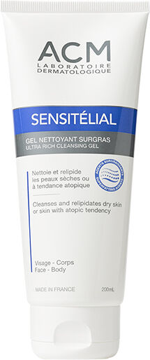 ACM Sensitélial Gel Nettoyant Surgras 200ml