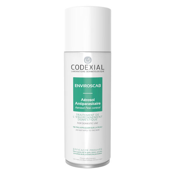 Codexial Enviroscab Aérosol Antiparasitaire Environnement 200ml