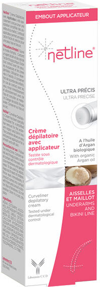 Netline Crème Dépilatoire Aisselles et Maillot Avec Applicateur 100ml