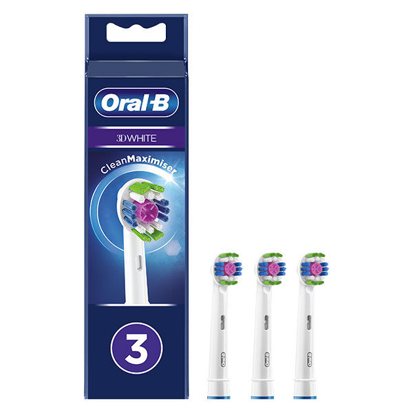 Oral-B Brossette 3D White avec Technologie CleanMaximiser 3 unités