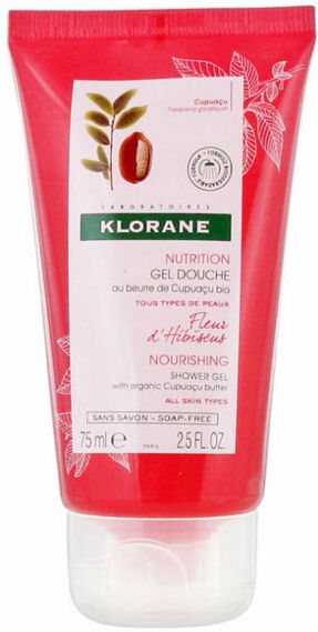 Klorane Beurre de Cupuaçu Gel Douche Parfum Fleur d'Hibiscus 75ml