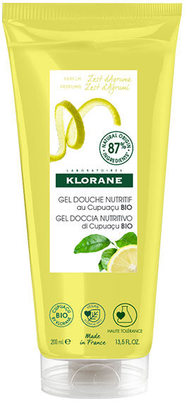 Klorane Beurre de Cupuaçu Gel Douche Zeste d'Agrumes 200ml