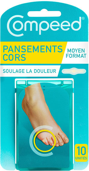 Compeed Cors Moyen Format Boite de 10 pansements