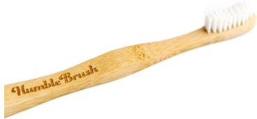 Humble Brush Brosse à Dents Vegan Bambou Adulte Blanche