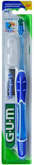 Gum Brosse à Dents N°493 Technique+ Compacte Medium