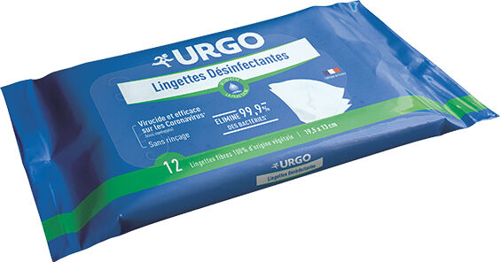 Urgo Premiers Soins Lingettes Désinfectantes 12 unités