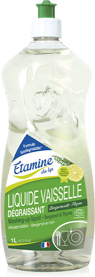 Etamine Du Lys Étamine du Lys Liquide Vaisselle Bergamote et Thym Bio 1L